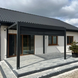 Pergola Nordvic Skyline 3x4 z roletą 4 m